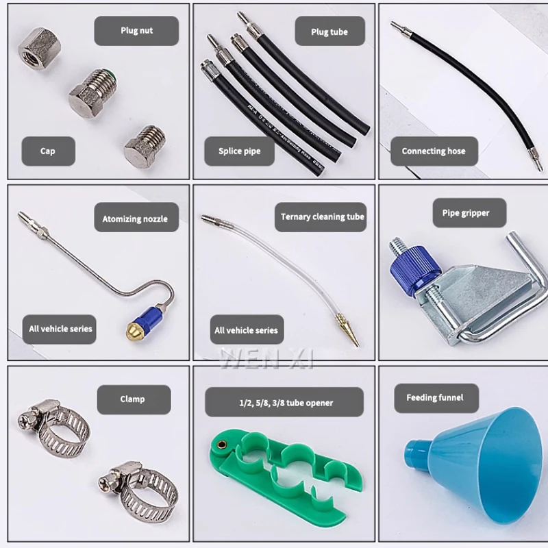 

39 Pieces Car Fuel / Intake System Cleaning Fuel Injectore Cleaner Non-dismantle Bottle Fuels Injector Cleaning Tool