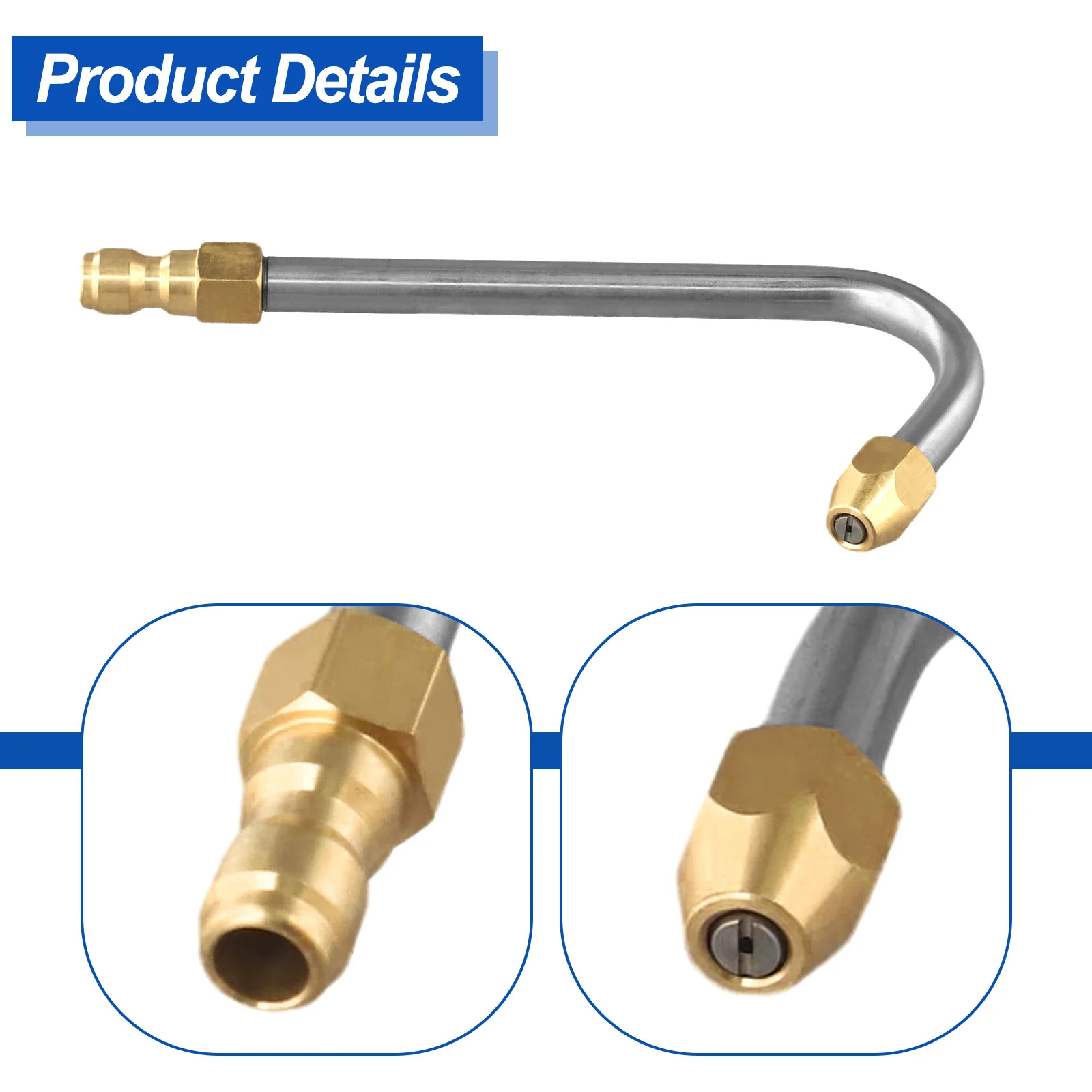 Accessories Spray Spray Nozzle 1 Pc 30°/90°/U-Shape Car Washer Delicate Hot Sale Part Replacement Angled Lance