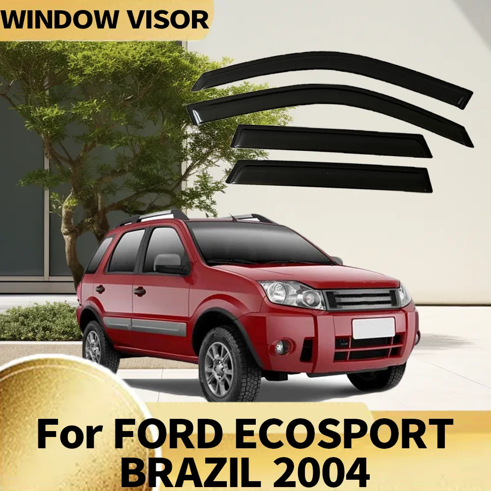 

Window Visor for FORD ECOSPORT BRAZIL 2004 Wind Deflectors Rain Guards Door Visor Vent Shades Ventvisor Exterior Parts