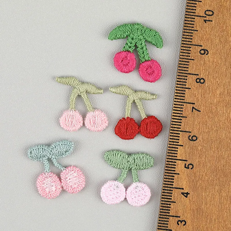 Payment link 20Pcs Embroidered Cherry Patches for Shoe Hat Bottom Pants Socks Clothing Accessories Materials