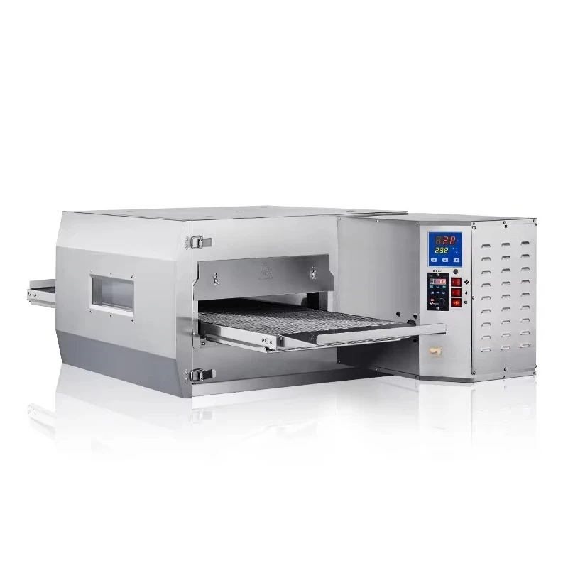 

Commercial electric conveyor automatic pizza oven