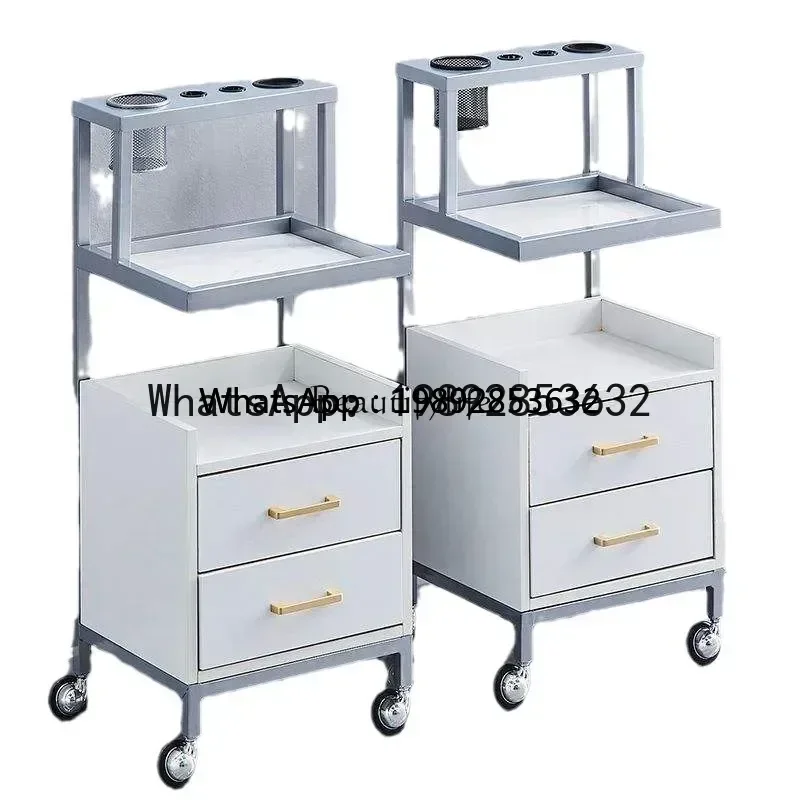 Barber shop cabinet hair salon simple hair tool cart storage drawer storage work cabinet