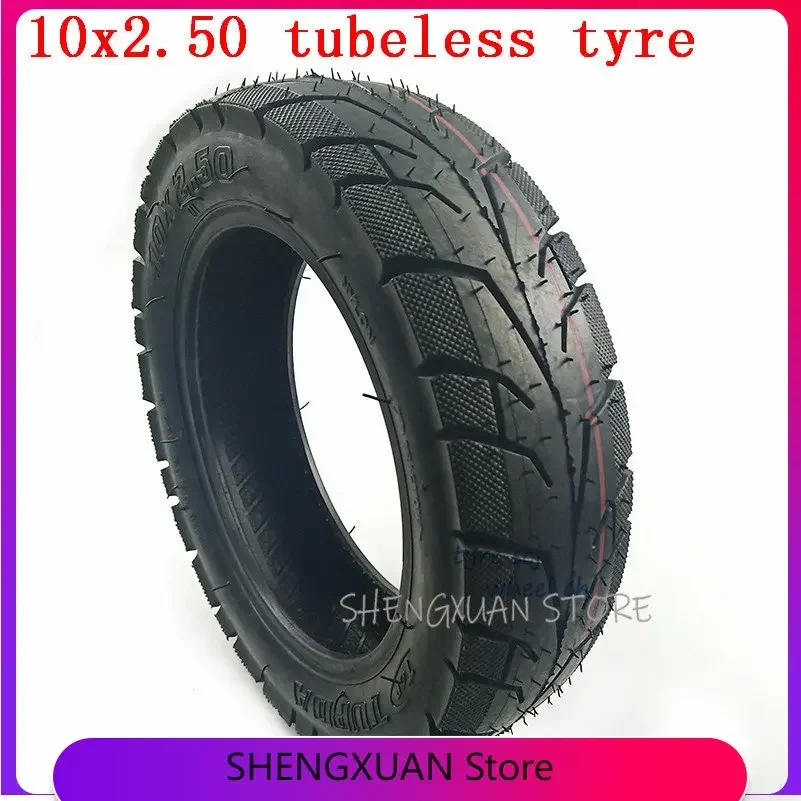 

good quality 10x2.50 Wheel Tire Electric Scooter Balancing Hoverboard Tubeless 10 Inch 10*2.5 Durable Vacuum Tyre
