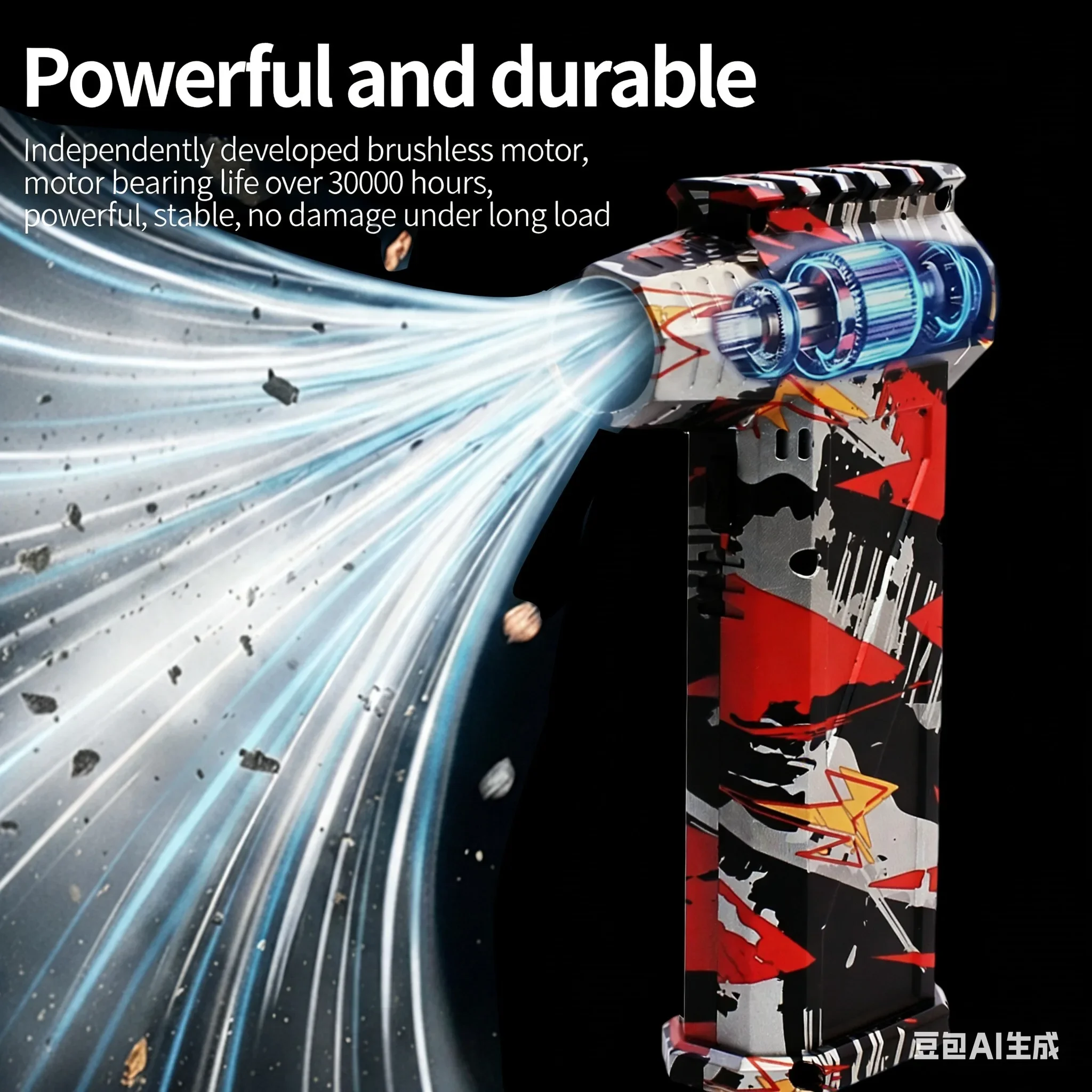 

L3 Powerful Air Blower 200000RPM Brushless Violent Fan Vacuum Dust Cleaner Strong Winds 53m/s Turbo Jet Blower Type-C Rechargin