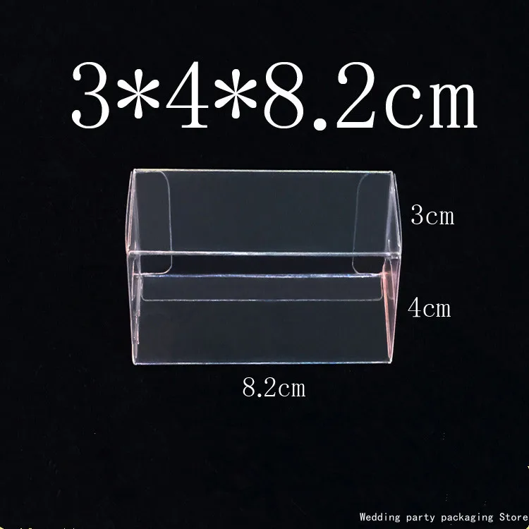 82*40*30mm PVC Clear MATCHBOX TOMY Toy Car Model 1/64 TOMICA Hot Wheels Dust Proof Display Protection Box  50/100PCS 8.2X4.3X4.1