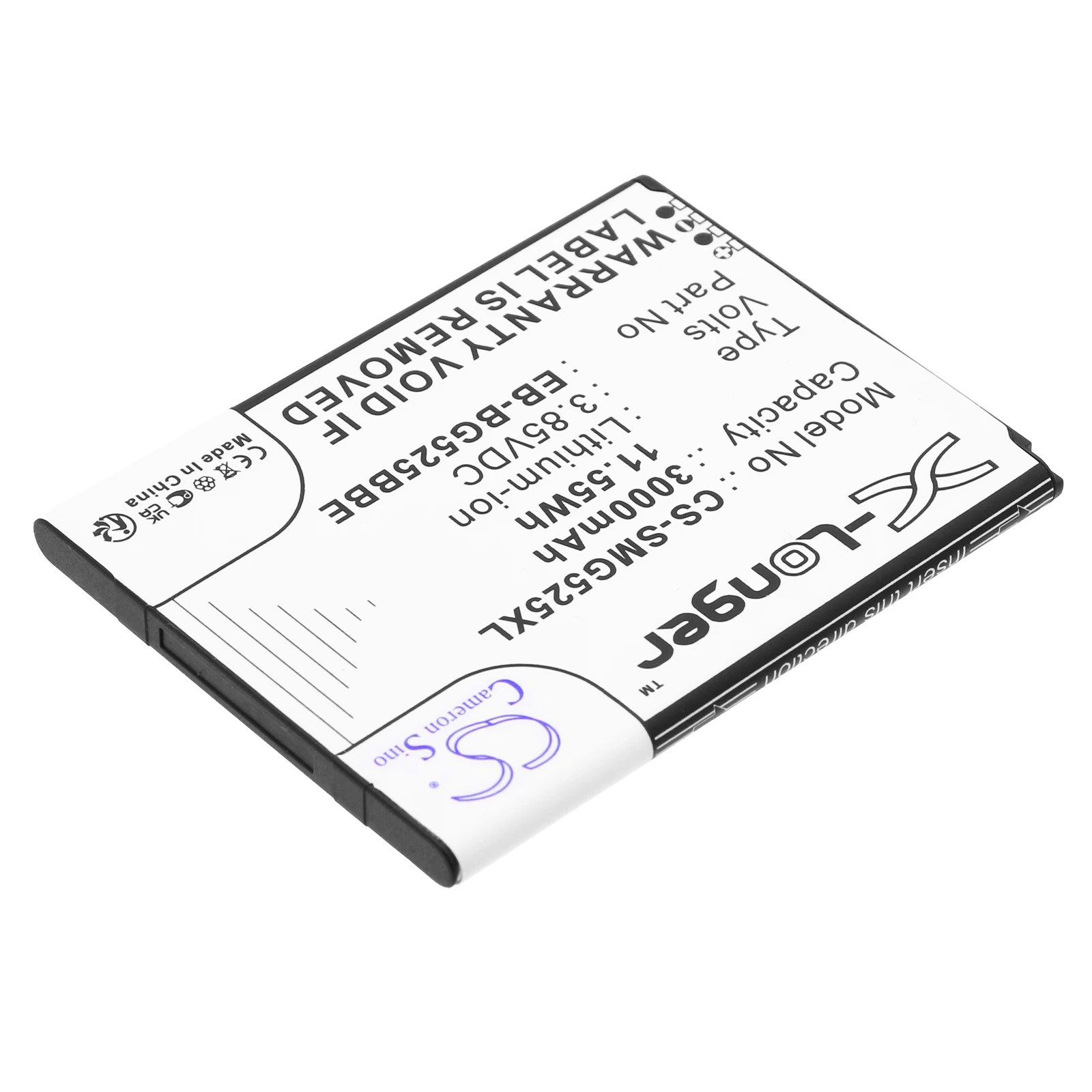 Cameron Sino 3000mAh Battery for Samsung Galaxy XCover 5 2021 SM-G525F SM-G525F/DS Galaxy XCover 5 SM-G525N EB-BG525BBE
