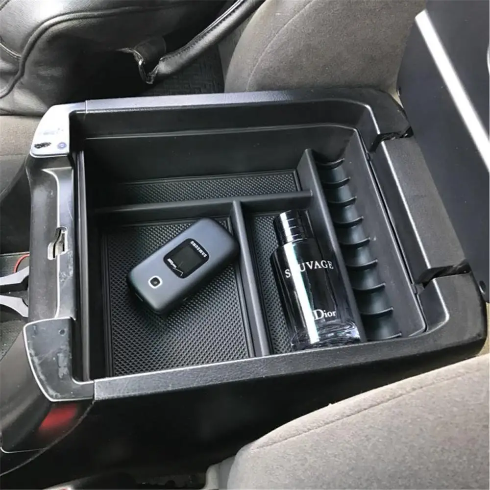 Car Armrest Storage Box Tray For Toyota Land Cruiser Prado 120 150 FJ120 KDJ 120 125 2004 2005 2006 2007 2008 2009 Accessories