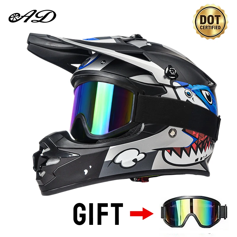 Mountain Biking Helmet Kids - Сертифицированные DOT детские мотоциклетные шлемы для
