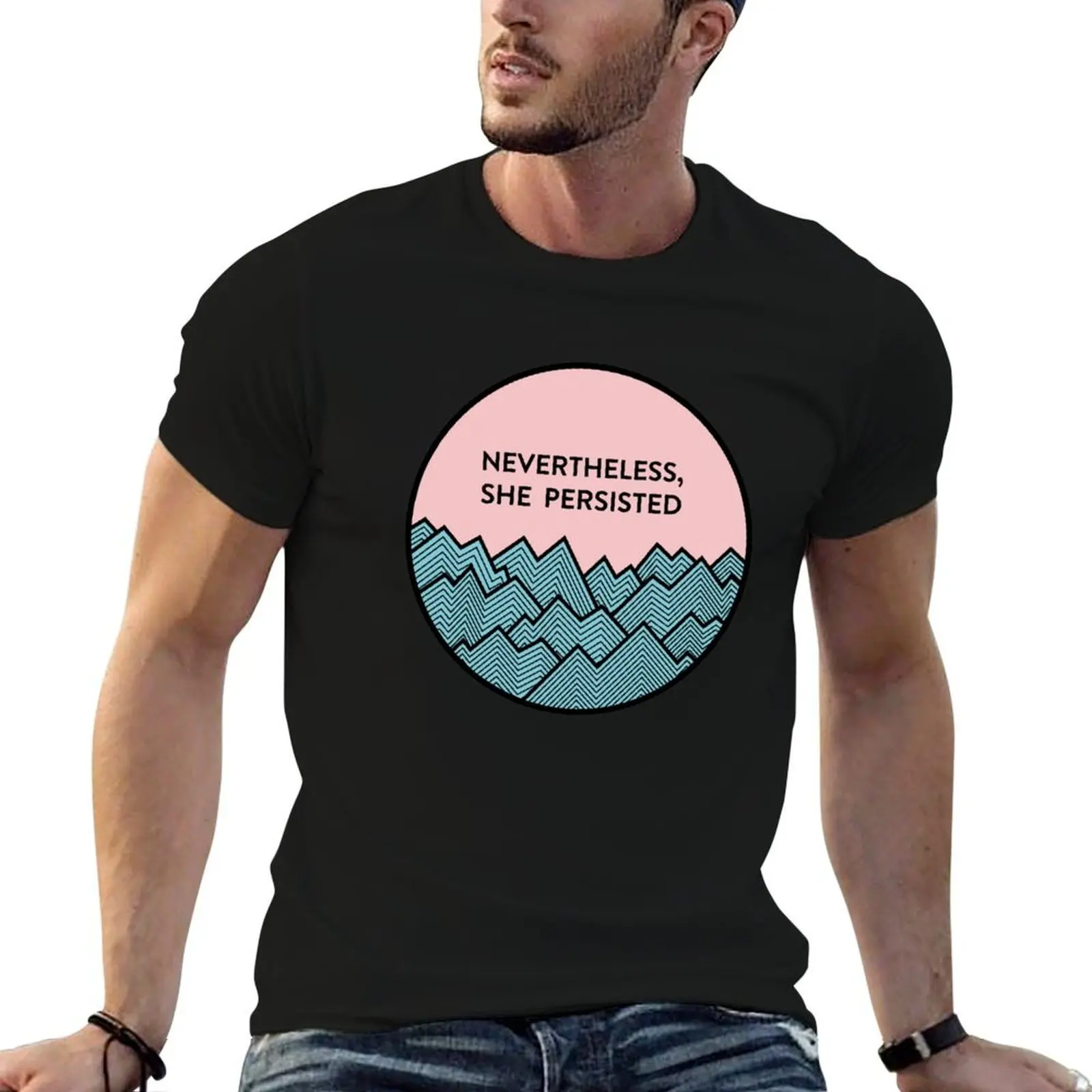 T-shirt respirant pour l'entraînement physique, modèle « Elle persista »