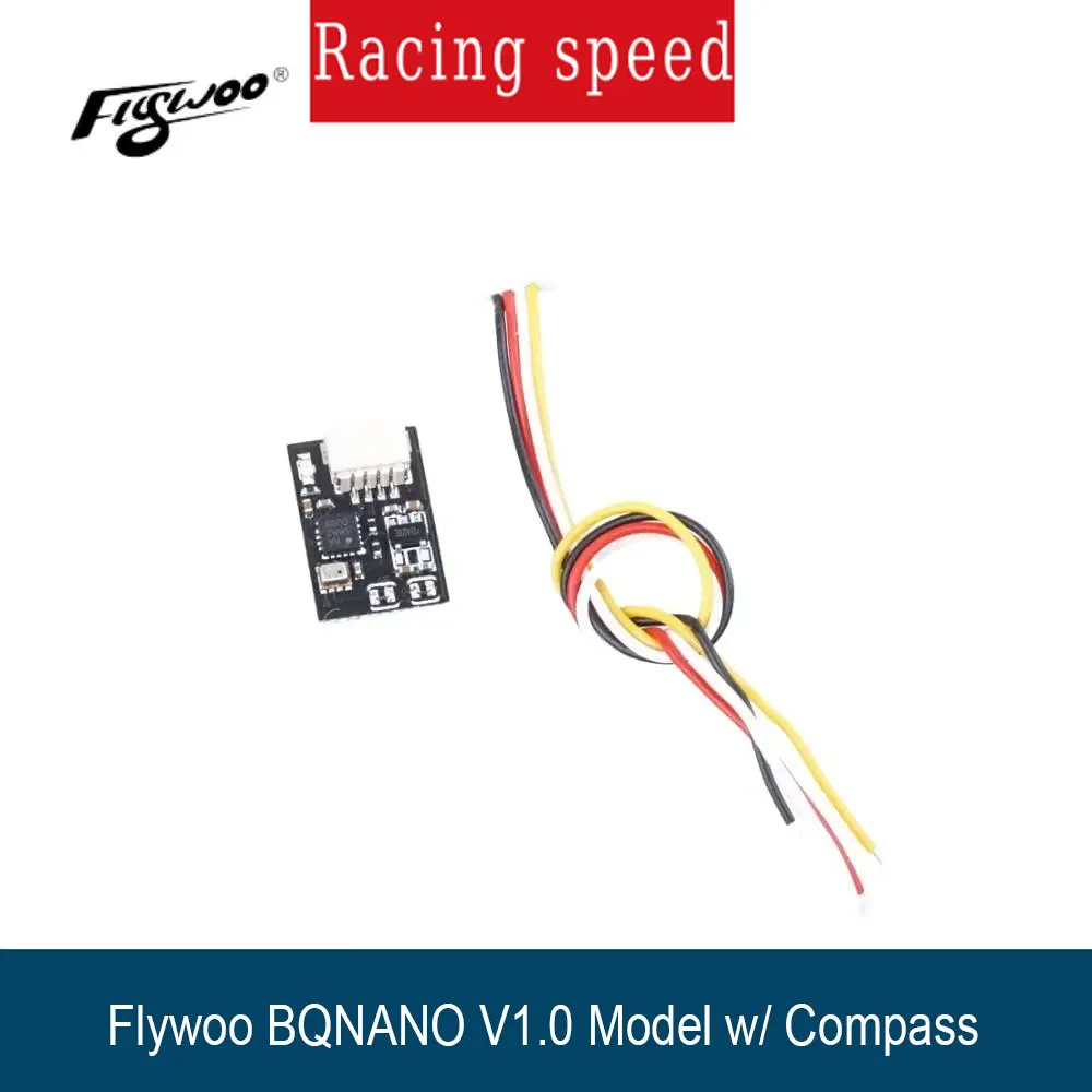 

Модель Flywoo BQNANO V1.0 с компасом и баросом 0,6 г, подходит для деталей FPV дрона DIY