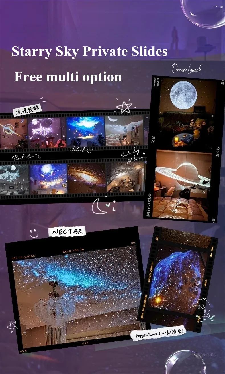2025 Dynamic Meteor 12 in 1 Ultra Clear Galaxy Projector Lamp Rotary Planetarium Projector Light with Music Player for Kids Gift