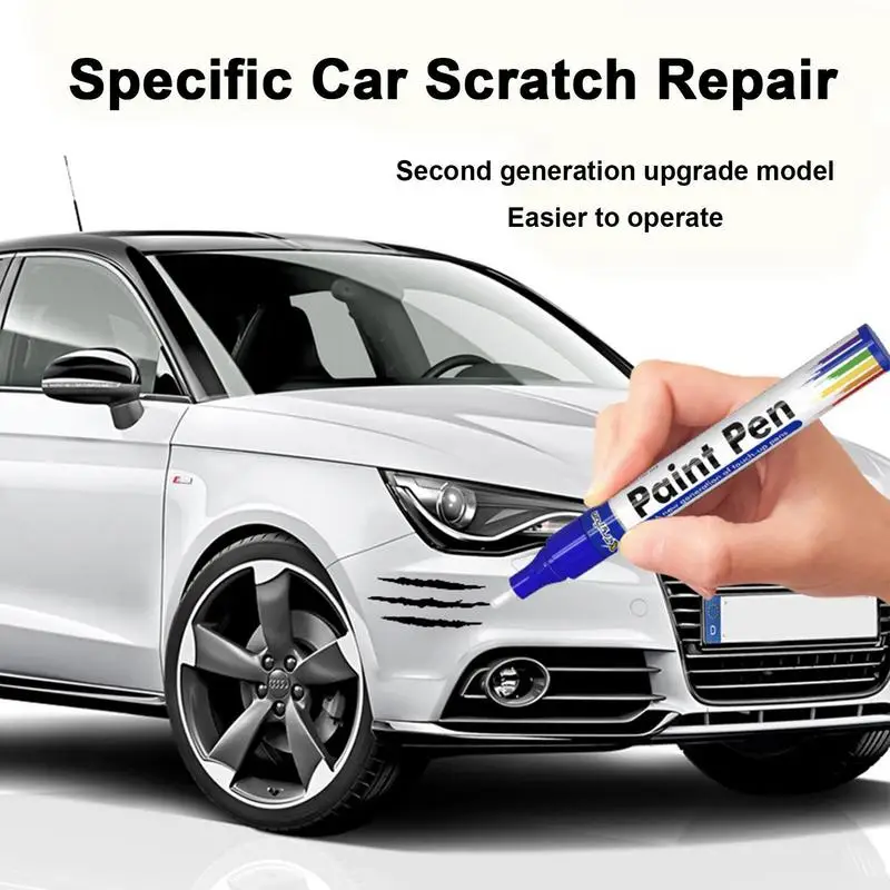 Car Paint Pens For Scratches Automotive Touchup Paint Pen Scratch Remover Genuine Color Code Universal AutomotivePen For Vehicle