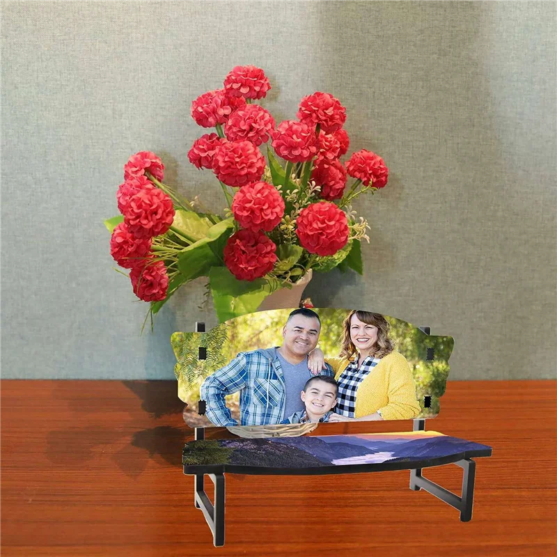 Versatile 5Piece Sublimation Memorial Bench Blanks Ornament Handmade Nautical Beach Picture Frame For Tabletop