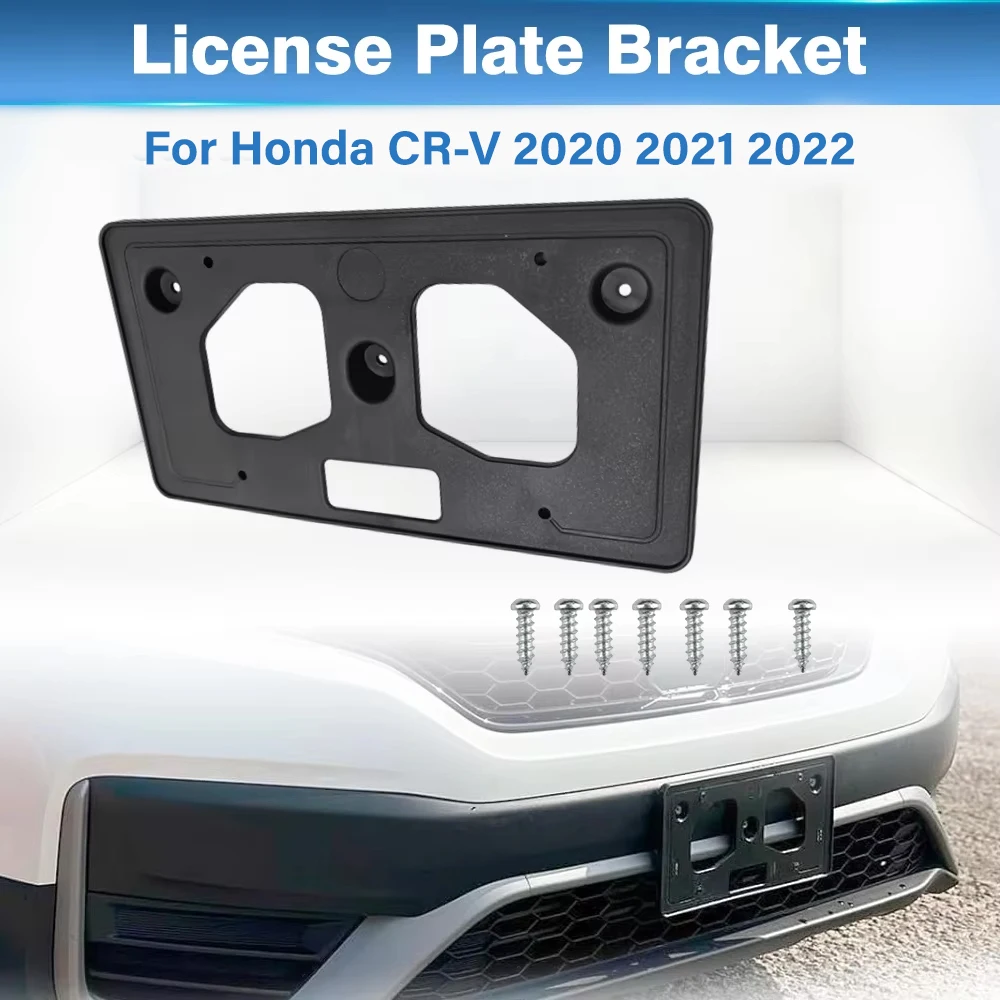 

71145TLAA50 71145-TLA-A50 Front Bumper License Plate Bracket Mounting Holder For Honda CR-V 2020 2021 2022 Car accessories