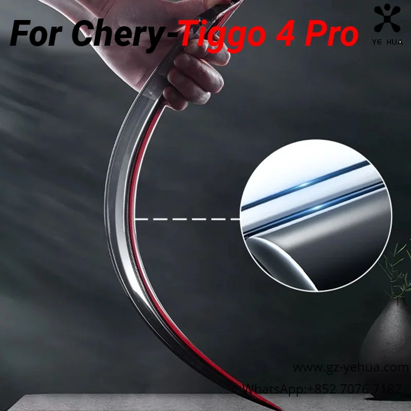 For Chery Tiggo 4 Pro 2020 2023 Car Windows Visor Rain Eyebrow Rainproof Board Automobiles Parts  Accesorios Para Auto Tools