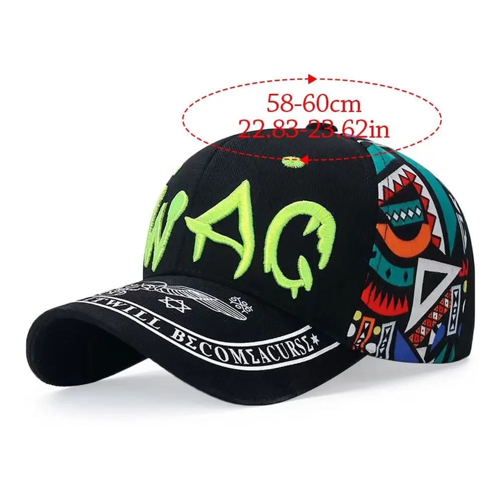 Berretti da baseball estivi moda hip-hop lettera ricamo berretti snapback casual cappello da papà regolabile vintage uomo donna