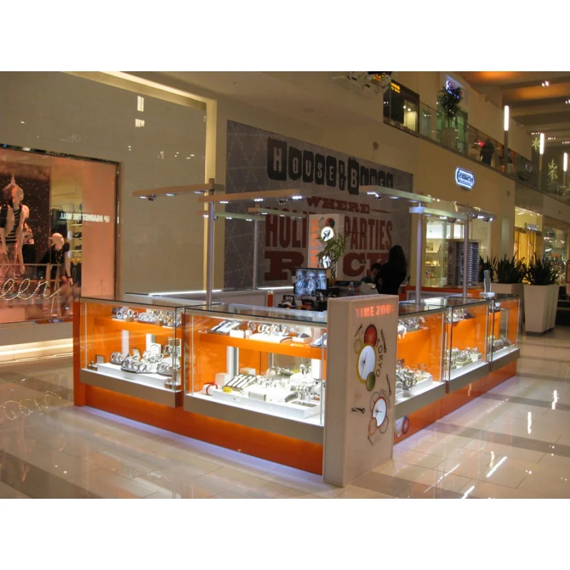 Custom, High-End Modern Horloge Winkel Glazen Display Showcase Sieraden Toonbank Kasten Horloge Kiosk Voor Winkelcentrum