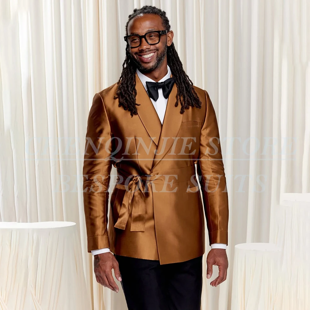 

High Quality Men's Suits Luxury Prom Party Slim Fit 2 Piece Jacket Pants Outfits Elegant Smart Casual Male Clothing Blazer