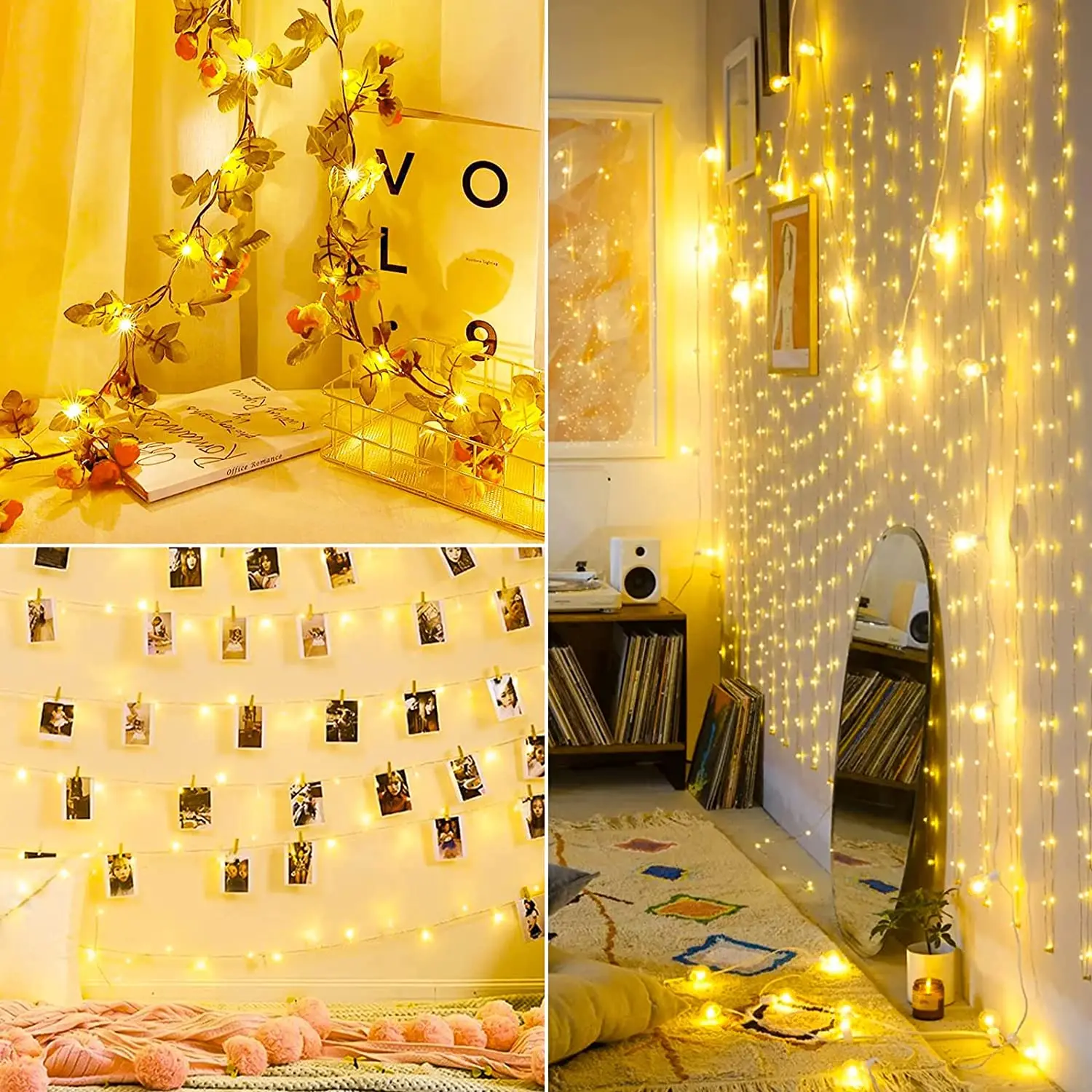 2-10M LED String Lights USB Battery Copper Wire Garland Lamp Outdoor Waterproof Fairy Lighting For Christmas Wedding Party Decor