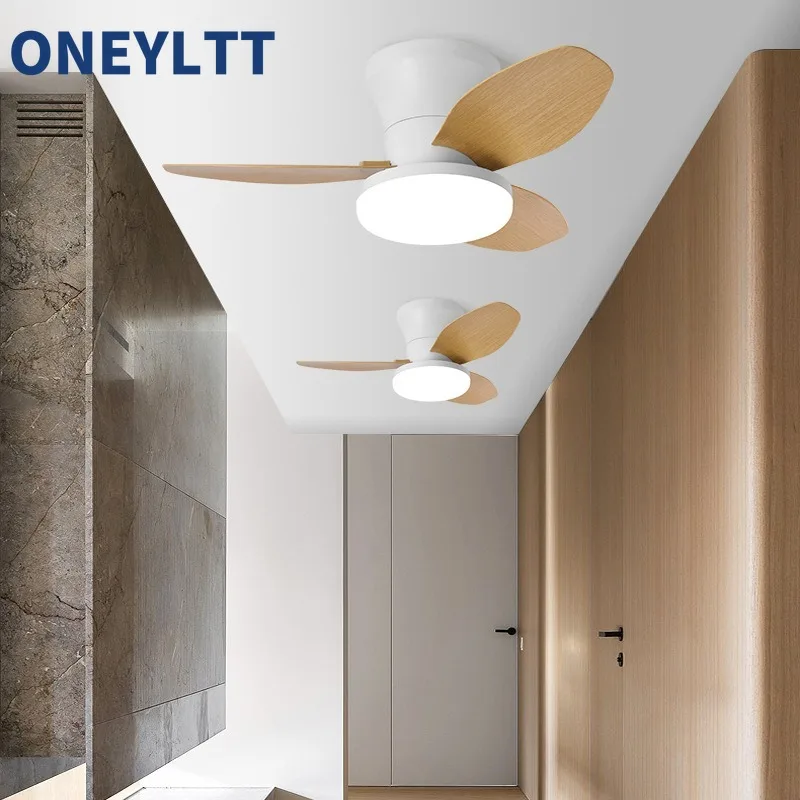 The New 24 inch Fan Light Features Three Blades and Dimming Functionality,also Offers APP-controlled,Low Noise ceiling fan light