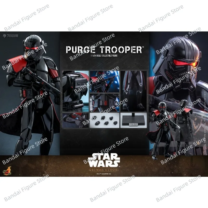 

HOTTOYS HT TMS081 1/6 Collectible Purge Trooper Obi-Wan Action Figure Star Wars Movie Original Delicate 12" Full Set Soldier