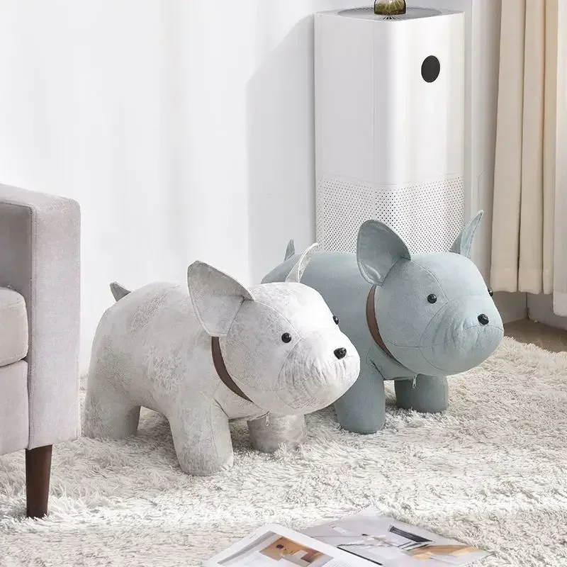 New Cute Elephant Chair Living Room Chairs Ottoman Living Room Furniture Kids Stool  Nordic Stool Home Ottomans Wooden Stool