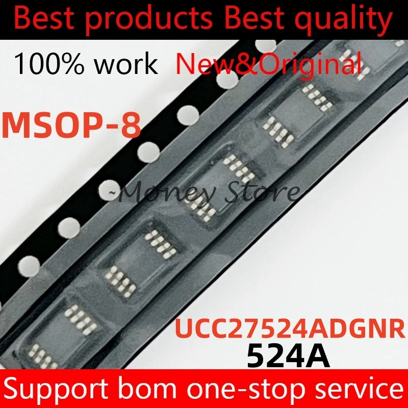 

(10pcs)524A UCC27524ADGNR UCC27524ADGN msop-8