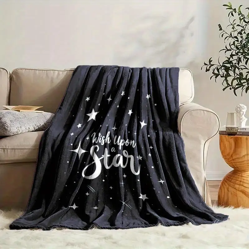 

Warm and Cozy Starry Night Blanket Warm and Cozy Soft Skin Friendly Fleece Blanket Sofa Bed Office and Travel Camping Available