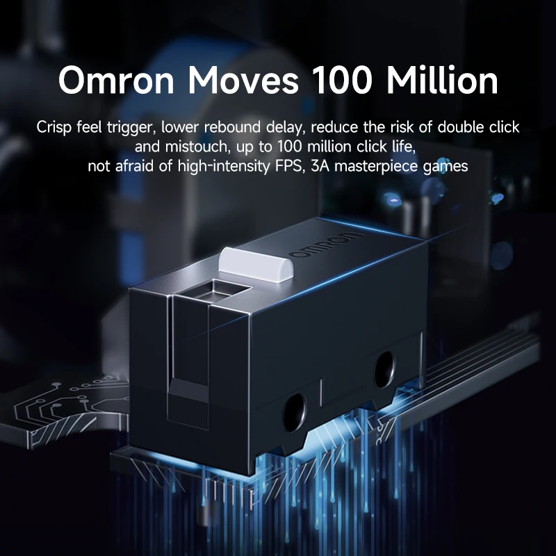 Mouse da gioco wireless MCHOSE G3 3 modalità (BT/2.4G/Type-C) 12000 DPI PAW3311 per mouse Esports di PC/laptop/tablet ﻿