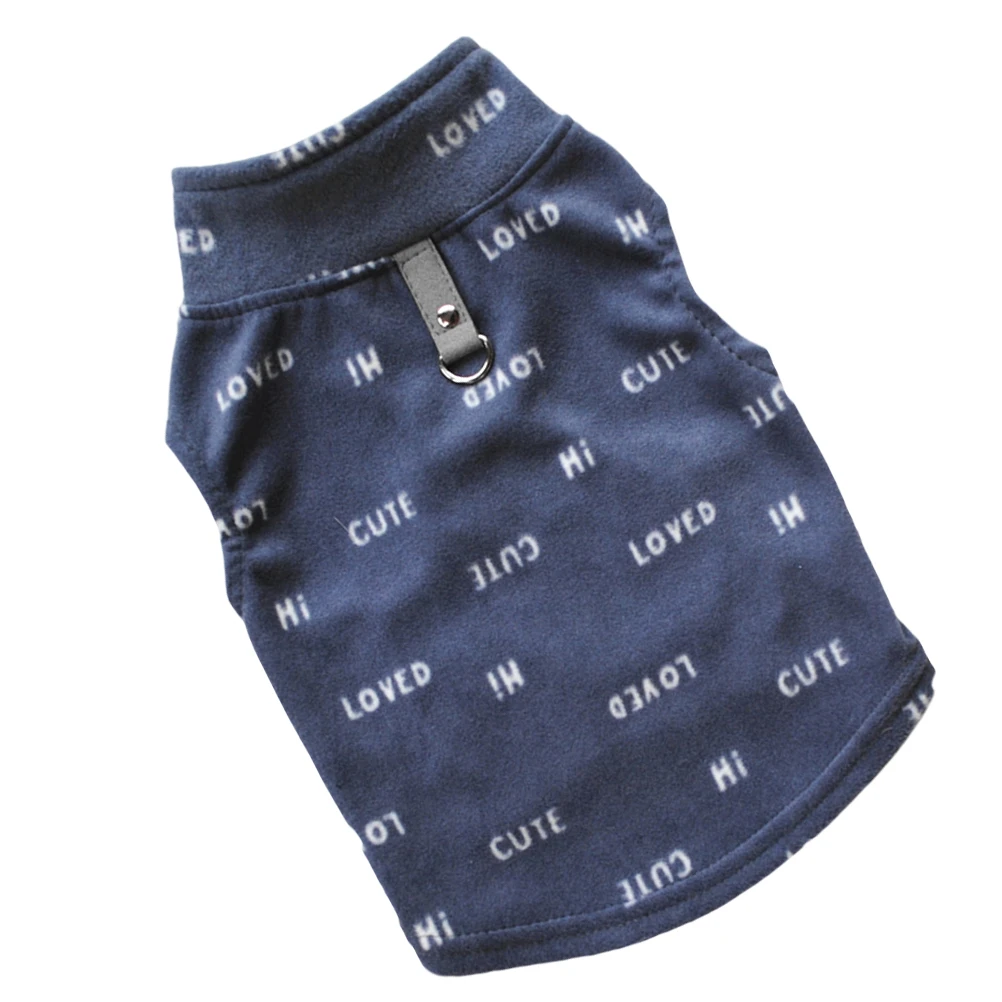 

Pet Dog Clothes Soft Comfortable Material Warm Winter Fine Cutting Movement Adorable Pet Supplies Garment Autumn Costume Dog