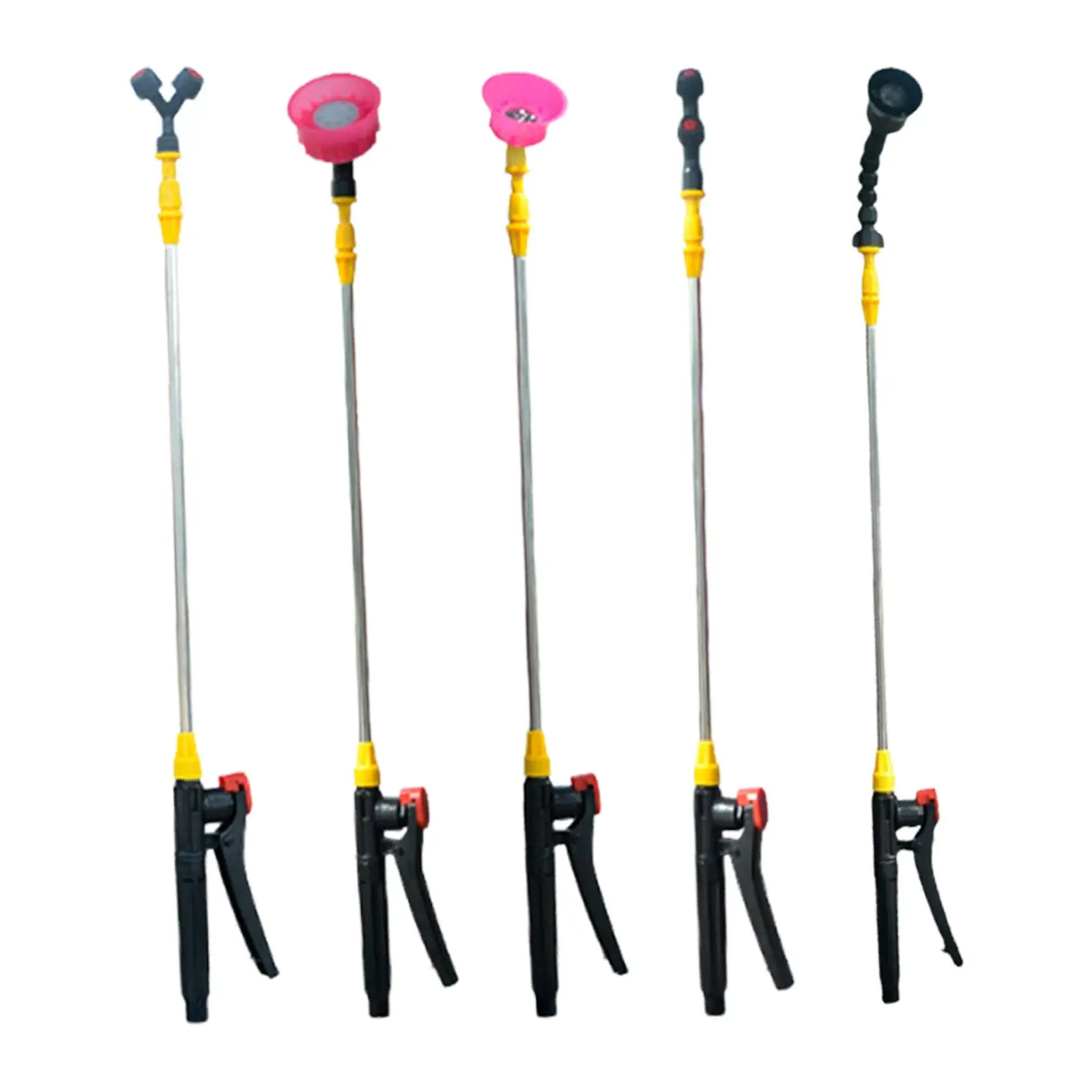 Telescopic Sprayer Extension Rod 46.5cm to 83cm Ergonomic Water Wand for Garden Plants Patio Cleaning and Weed Care