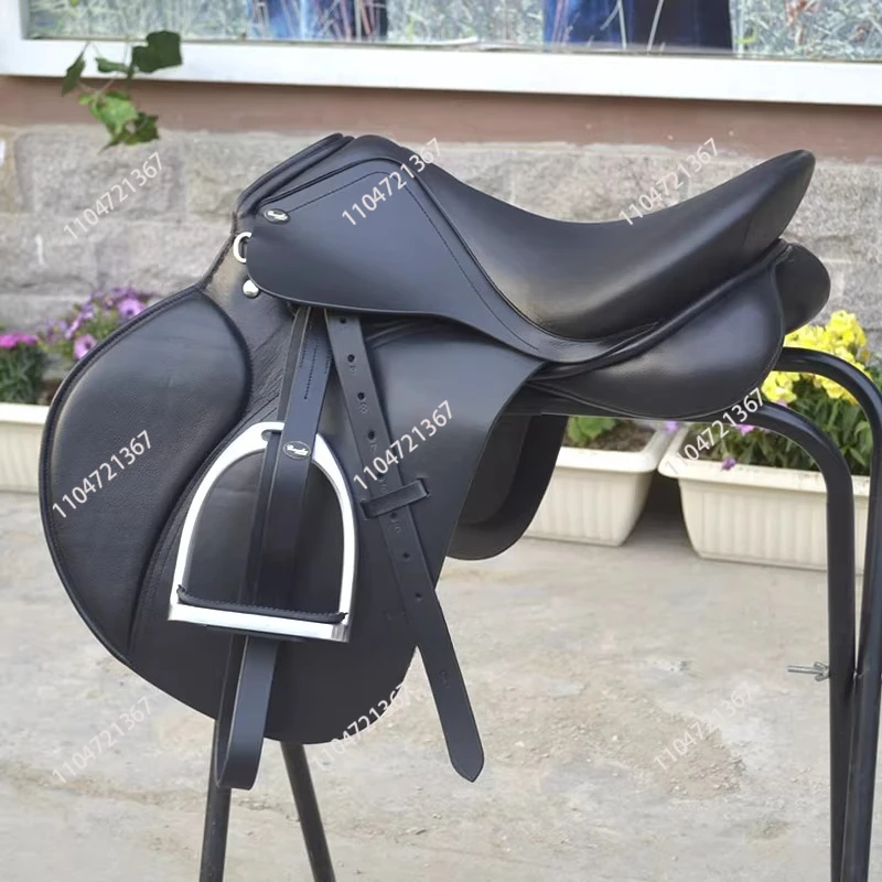 Suede Sports Entertainment Horse Racing Saddle Luxury British Saddle
