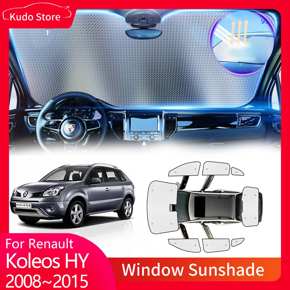 

Full Coverage Sunshades for Renault Koleos Samsung QM5 HY 2008~2015 Front Windshields Sun Visor Mats Windows Curtain Accessories