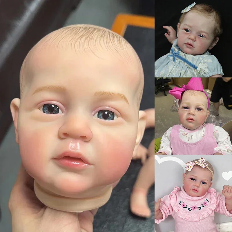 

20inch Maryann Finished Reborn Doll Size Already Painted Kits Very Lifelike Baby with Visible Veins and Cloth Body Included