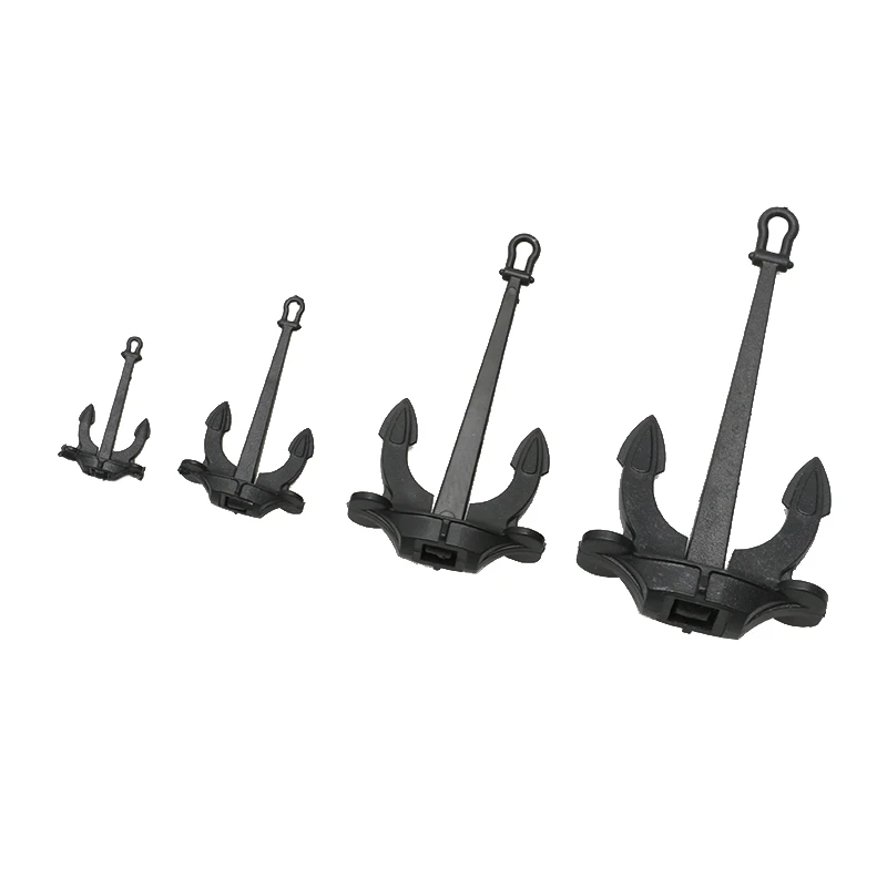 2 قطعة ABS البلاستيك قاعة مرساة نموذج تعديل أجزاء ل RC السفينة بحري مقياس صغير محاكاة قارب DIY بها بنفسك اكسسوارات