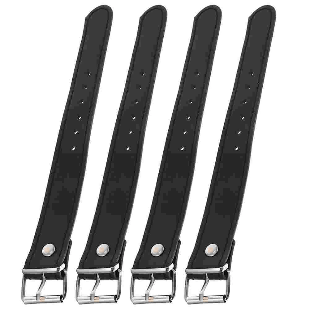 2 Pairs Bike Basket Straps Replacement Balance Belt for Kids Thicken Black Cycling Storage Part Man Waist Band