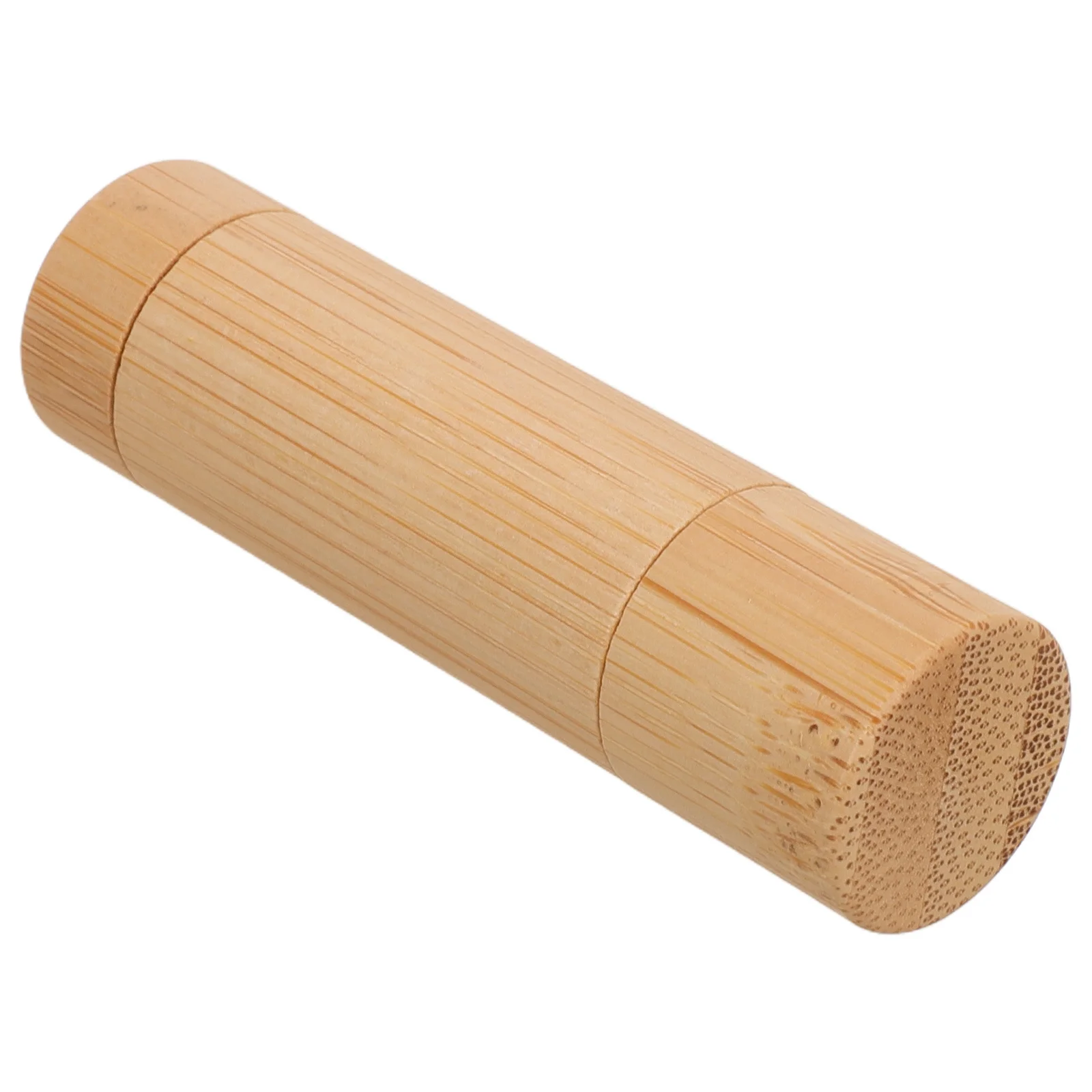 หลอดลิปสติกไม้ไผ่แบบเติมได้ ขนาด 5 กรัม ที่ใส่ลิปบาล์มแบบพกพา ภาชนะ DIY สำหรับเก็บเครื่องสำอาง