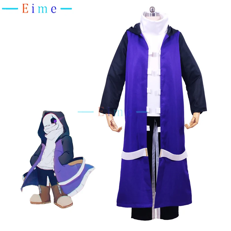 

Undertale Epictale Epic Sans Professor Cosplay Costumes Adult Causual Clothings Halloween Uniforms Comic Party Suit Custom Made