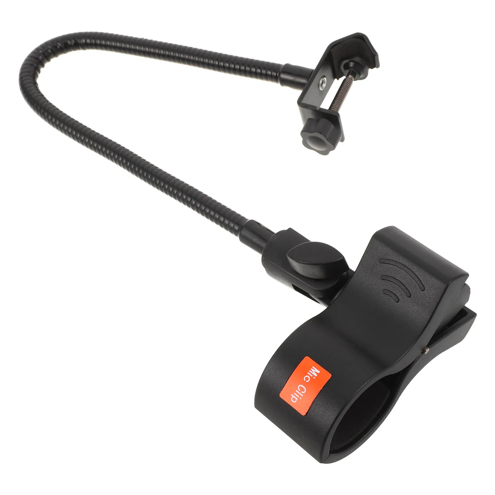 1Set Adjustable Gooseneck Microphone Stand Heavy Duty Desk Clamp Mic Holder Large Spring Clip for Streaming Podcast Recording
