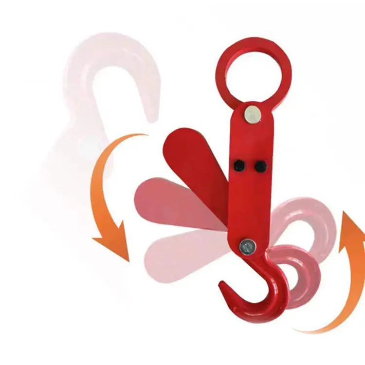 Lifting hook self-decoupling automatic detachment hook hoisting ton bag free hook driving crane self-decoupling device