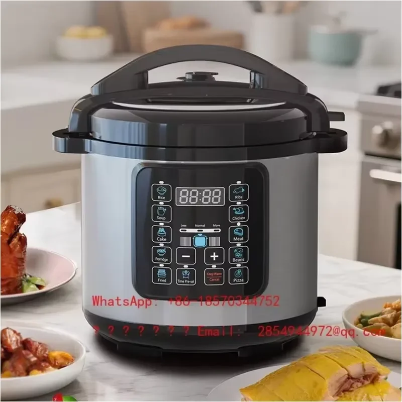 6L 8L Electric Pressure Cooker Multi Mode Intelligent High Pressure Stew Pot Large Capacity Household Kitchen Appliance