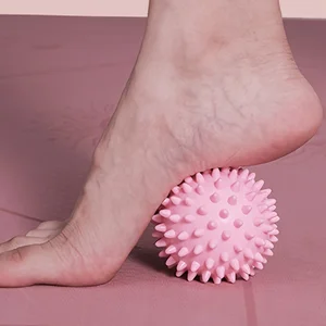 Bola de fitness pequena, equipamento de fitness para moldar o corpo da ioga para a relaxamento muscular do pescoço da perna, rolo de massagem confortável 10 principais vendas bola costurada - №4