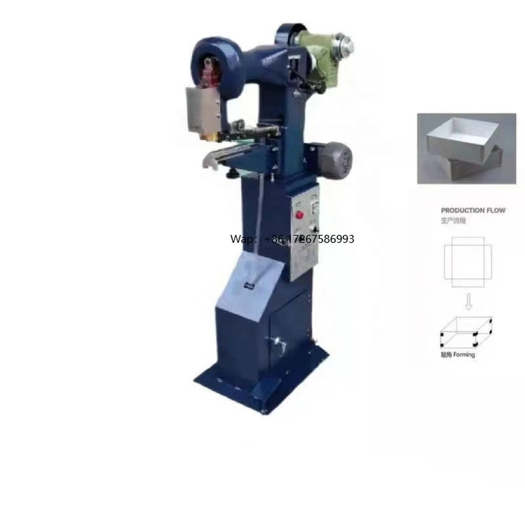 Electric manual kappa board rigid carton tape angle sticking machine