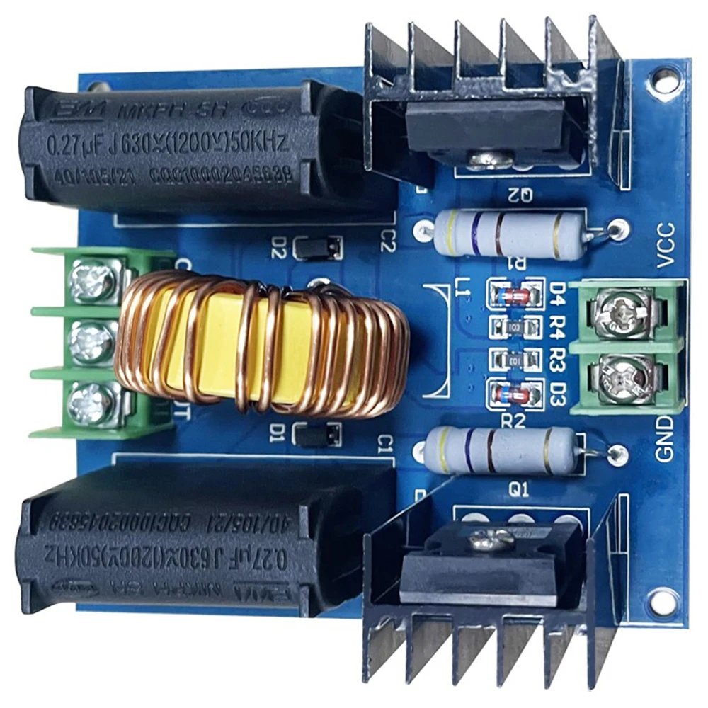 ZVS-placa de controlador de calefacción por inducción, calentador de bobina Tesla de 200W, controlador Flyback para conductor de escalera, conductor de escalera, generador Marx