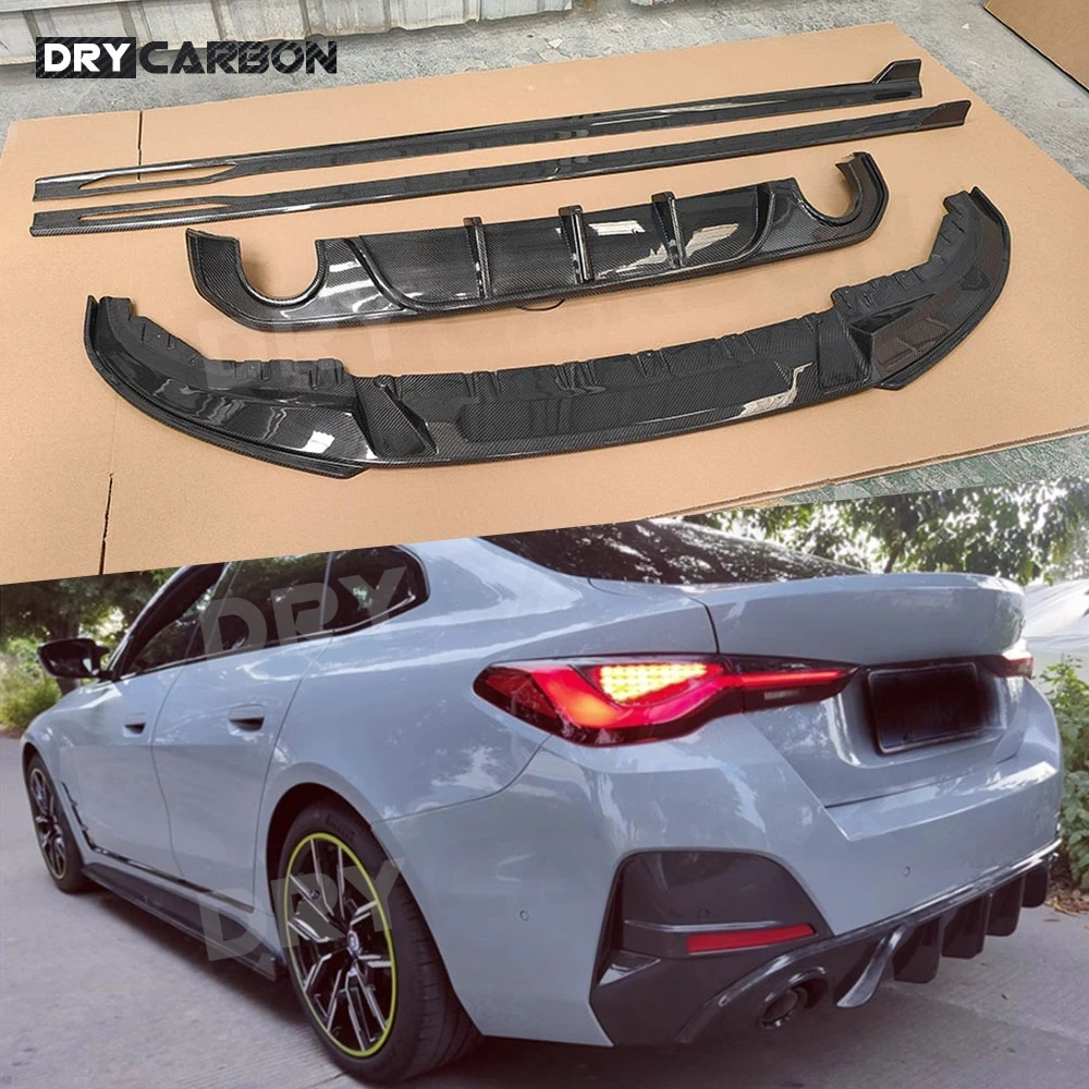 

Front Bumpe Lip Chin Aprons Rear Bumper Diffuser Side Skirts for BMW G26 425i M Sport 2020+ Car Styling Body Kits Accessories