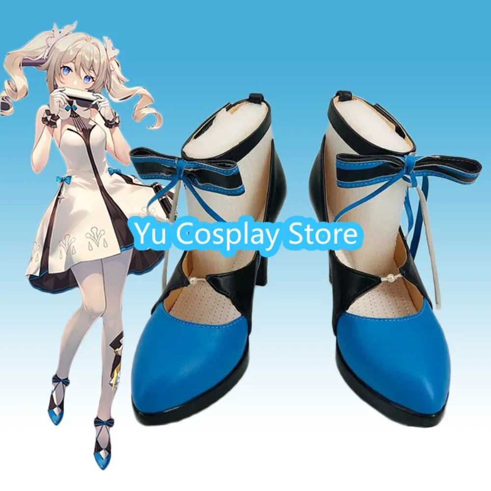 

Yu Cosplay Store Genshin Impact Barbara Concert Cosplay Shoes Anime Cosplay Shoes Boots Halloween Costumes Props