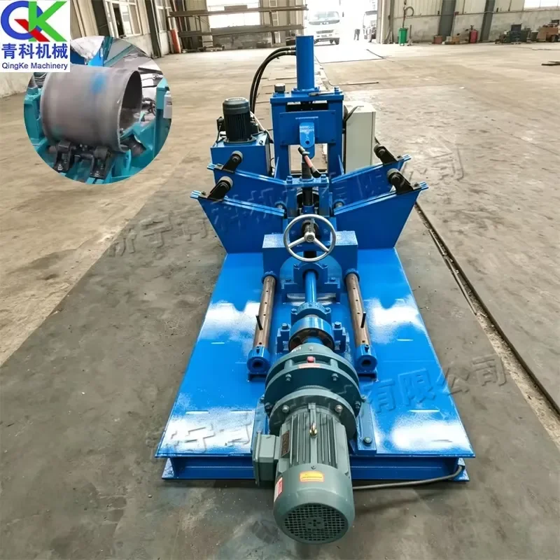 CE Certification Hot Sale 35r/min 4mm Thick Horizontal Cylinder Pressing Machine Straight Conical Outward Flanging Forming