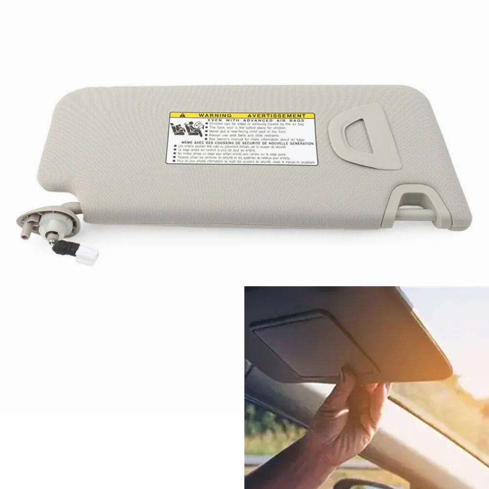 For Honda Accord 2008 2012 Left Driver Side Sun Visor Replacement Part 83280TA0A91ZB with Built in Mirror and Secure Mount