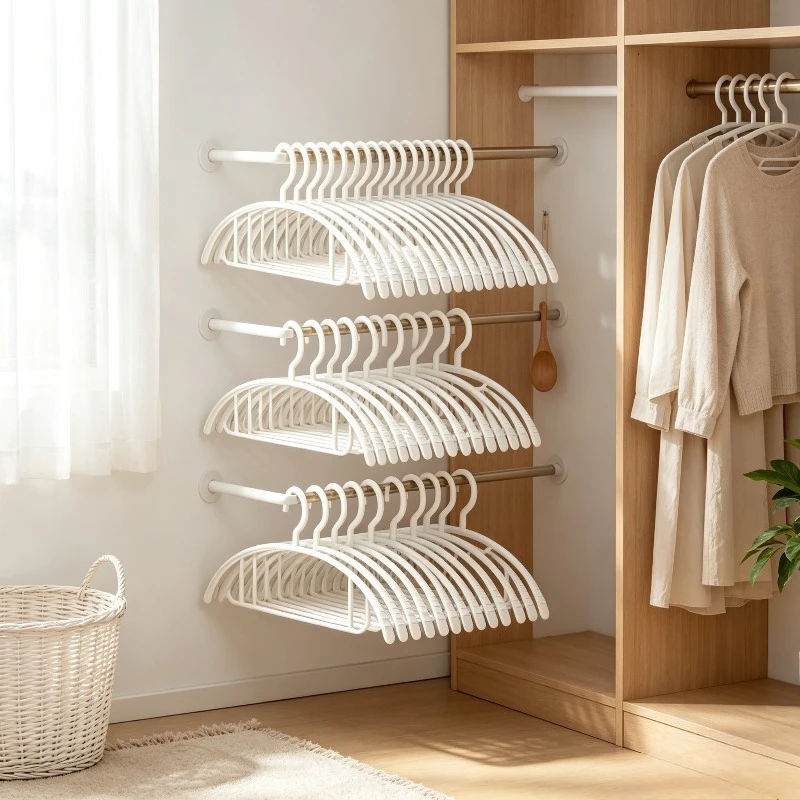 Hanger Stand Rack Hook Extra Thick Wide Anti-slip No-mark Durable Home Use Heavy Duty Sturdy Lightweight Compact Premium Ultra