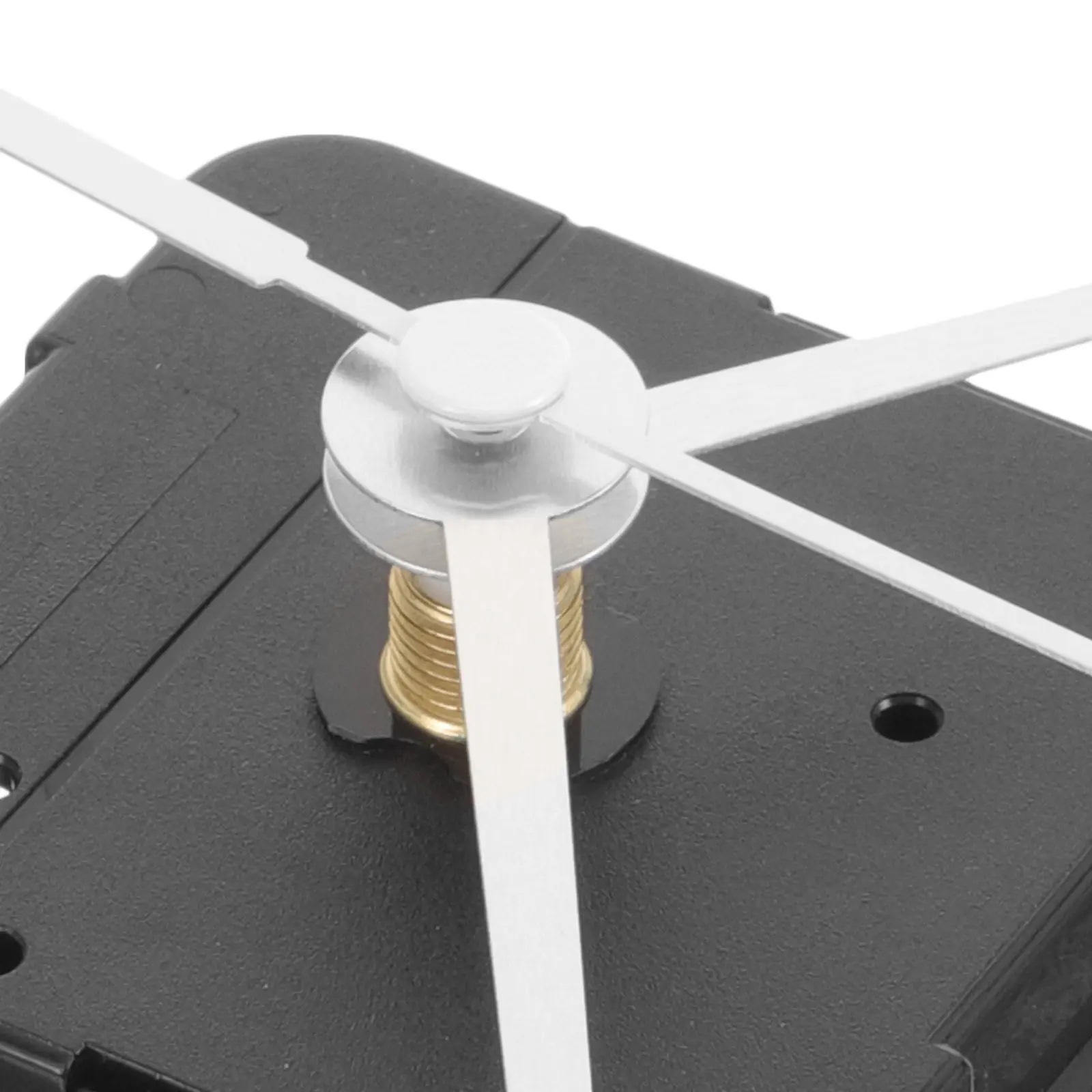 1Set Clock Mechanism Kit with Feature Heavy Duty Plastic Iron Build for Reliable DIY Clock Assembly